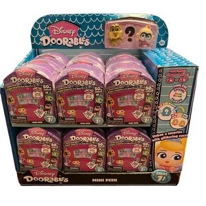 Lot of 18 Disney Doorables Mini Peek Series 7 NIB Case 2 Bonus Figures Brand New